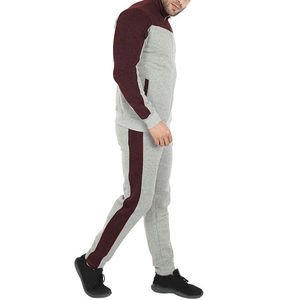 2025 ensembles de vêtements de sport pour hommes personnalisés sweat à capuche zippé et survêtement Slim Fit vêtements de sport décontractés en couleurs contrastées taille XL - Product Image 5