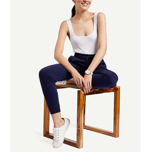 Nouveaux pantalons pour femmes en gros, pantalons décontractés pour femmes avec cordon de serrage à la taille, pantalons de rue à prix avantageux, prix raisonnable - Product Image 3