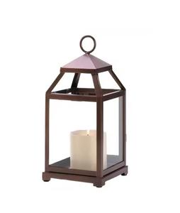 Linterna de hierro de metal con estilo hecha a mano mango decorativo colgante interior/exterior para Bodas de Navidad forma Irregular tamaño otro - Product Image 3