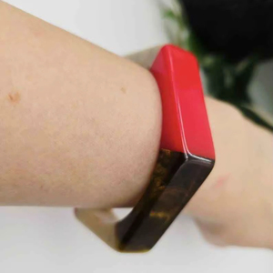 Bracelets et joncs en résine pour femmes, nouvelle collection, bijoux de style ange pour les fêtes et les mariages, haute qualité - Product Image 1