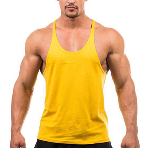 Men's Summer Running <b>Tank</b> <b>Top</b> Quick Drying <b>Striped</b> Knitted Elastic Tight Racerback Breathable Fitness Button Vintage 100% Cotton - Product Image 2