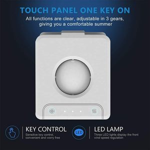 Ventilador de Aire Acondicionado Portátil Compacto, Diseño Eléctrico de Plástico para Refrigeración en Espacios Pequeños - Product Image 4
