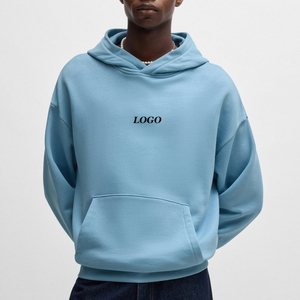 Conception de logo personnalisé, vêtements décontractés avec capuche et cordon de serrage pour les acheteurs en gros, design de pull avec poches kangourou - Product Image 1