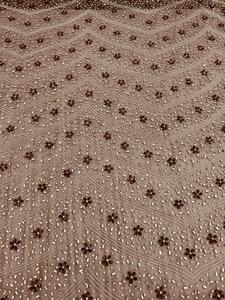 ผ้าลูกปัดโพลีเอสเตอร์100% หรูหราพร้อมเซอร์คอนแฮนด์เมดผู้จัดจำหน่ายเสื้อผ้าอินเดียทำจากผ้าทอและลายตาข่าย - Product Image 2