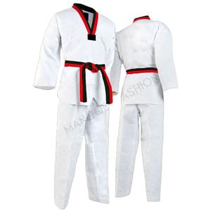 Uniformes de TKD Transpirables para Hombre y Mujer, los Más Vendidos, Tela de Lona/Ripstop de Alta Calidad de 120g, Conjuntos Personalizados, Duraderos, para Artes Marciales - Product Image 1
