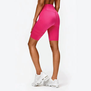 กางเกงจักรยานขาสั้นเอวสูงทำจากผ้ามันวาว85% 15% โพลีอะไมด์ - Product Image 3