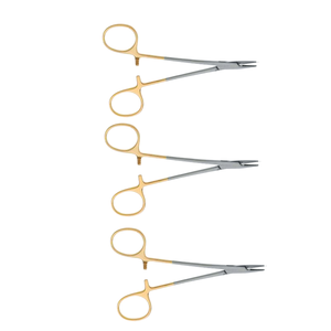 Portaagujas Halsey de 13.0 cm, Liso, TC, Instrumento Quirúrgico de Dentavex Corporation - Product Image 4