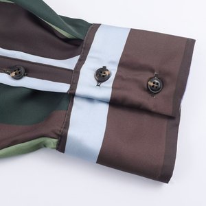 TAOP&ZA 2025 Autumn New Women's <b>Clothing</b> <b>European</b> and American Fashionable and Versatile Everyday Elegant Striped Shirt 9624286 - Product Image 4