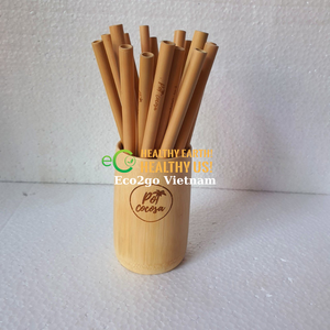 หลอดดูดน้ำจากไม้ไผ่ธรรมชาติ,ชุดหลอดไม้ไผ่ผลิตในเวียดนาม - Product Image 5