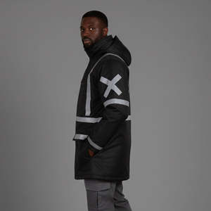 Chaqueta Bomber de Lona de Pato para Hombre, Chaqueta de Trabajo Reflectante de Alta Visibilidad con Forro de Cachemira, Chaqueta con Logotipo Personalizado - Product Image 6