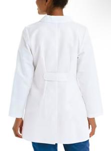 Batas de laboratorio de poliéster/algodón de punto blanco de alta calidad duraderas, estudiantes de medicina Unisex, dentistas, Hospital de atención médica veterinaria - Product Image 2