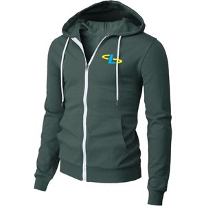 เสื้อฮู้ดซิปมีซับในคุณภาพสูง พิมพ์โลโก้ตามสั่ง แขนยาวสำหรับผู้ชาย เสื้อสเวตเชิ้ตสำหรับออกกำลังกาย มีตัวเลือกไซส์ใหญ่พิเศษ - Product Image 6