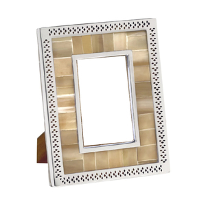 Cadre photo en métal de conception martelée cadre photo en aluminium pour œuvre de mariage maison salon hôtel décor de bureau pour Photos - Product Image 4