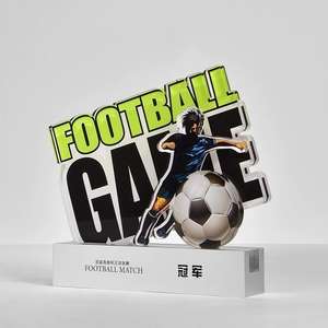 Trofeo de reconocimiento deportivo acrílico a medida Premio grabado personalizado por logros sobresalientes en atletismo - Product Image 6