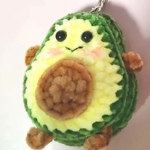 พวงกุญแจถักโครเชต์รูปสัตว์ทำมือน่ารัก Amigurumi พวงกุญแจถักกระเป๋าเป้สะพายหลังรถเสน่ห์ผลิตในเวียดนาม - Product Image 6