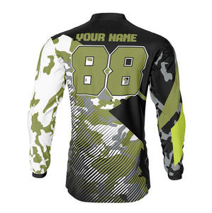 Maillot personnalisé MX Motocross Polyester Maillots de motocross MX de meilleure qualité Noir/Rouge Impression par sublimation Chemises MX Motocross - Product Image 5