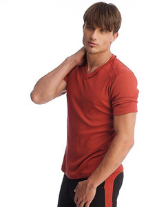 T-shirt Premium Homme Col Rond 100% Coton Épais Logo Personnalisé OEM ODM Coupe Classique Faible MOQ - Product Image 2