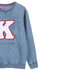 Sudaderas Kingroo para Hermandades, Invierno, Transpirables, de Algodón, Antiencogimiento/Antirarrugas/Antipilling, Bordadas, Tinte Liso 3D - Product Image 2