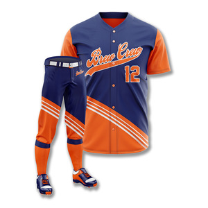 Uniforme de béisbol de diseño personalizado de calidad superior para hombres a la venta nuevo estilo Color sólido gran oferta uniformes de béisbol 2025 - Product Image 1