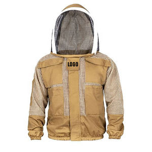 Chaqueta de Apicultura Ligera Blanca de Seguridad Activa, Nivel de Protección D Contra Incendios, Traje de Apicultor a Prueba de Picaduras - Product Image 4