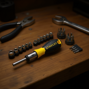 ชุดเครื่องมือสแตนลีย์ 29 ชิ้น พร้อมด้ามจับไขควงแบบมีตัวล็อค หัวไขควง และซ็อกเก็ต - Product Image 3