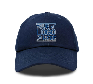 Performance Unstructured 6 Panel Baseball Hats Curved Brim Velcro Custom Logo Solid Blank Sport Dad Caps OEM ODM For Casual Wear - Product Image 1
