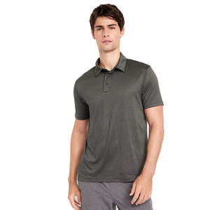 Camiseta Polo Deportiva de Golf de Algodón Grueso Preencogido Personalizada para Hombre - Product Image 1