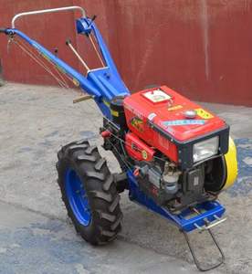 Mejor precio Mini Tractor agrícola Dos ruedas Mano Rotary Hoe Walking Tractor Agricultura 12hp 15HP 18hp en stock - Product Image 3
