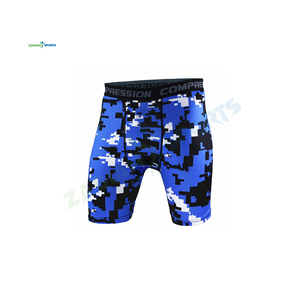 Top vente hommes Shorts d'entraînement Leggings Football Compression court Fitness Compression serré Gym pantalon Compression Shorts - Product Image 3