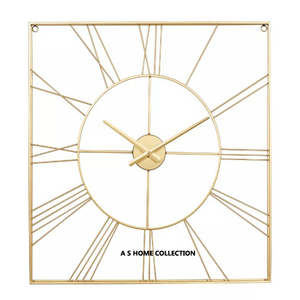 Nautical Style <b>Gold</b> Plated With Fashionable Quartz Design Battery Operated Metal Wall <b>Clock</b> Direct Factory Sale - Product Image 3