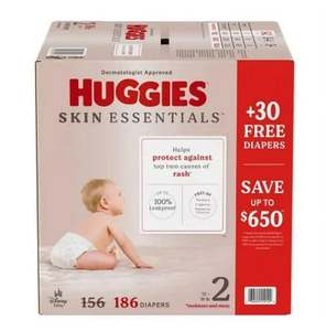 Pañales para Bebé Huggies Skin Essentials de Alta Calidad, Todos los Tamaños Disponibles, Cuidado Suave y Delicado para la Piel del Bebé, Día y Noche - Product Image 5