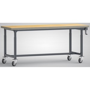Banco di lavoro idraulico Banco di lavoro professionale mobile 1600 x 800 x 750-1050 mm LxTxH - Product Image 1