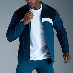 Survêtement d'hiver personnalisé en nylon et polyester Ensemble deux pièces de jogging résistant à la chaleur Ensemble deux pièces coupe-vent pour hommes Survêtement - Product Image 5