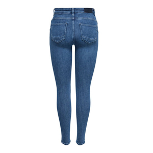 Pantalons en jean stretch taille haute pour femmes, couleur unie, jeans skinny, coton, style décontracté, OEM, prix bas, vente en gros - Product Image 4