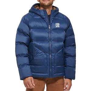 Veste d'hiver pour homme avec logo personnalisé, manches longues, dernier style, veste d'hiver matelassée en duvet pour homme sur mesure - Product Image 1