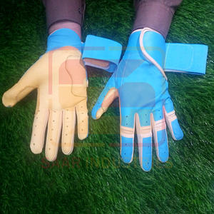 Gants de frappe de baseball en cuir de vache véritable de qualité supérieure, fabriqués sur mesure, 0,8 mm, antidérapants, forte adhérence, professionnels, légers - Product Image 2
