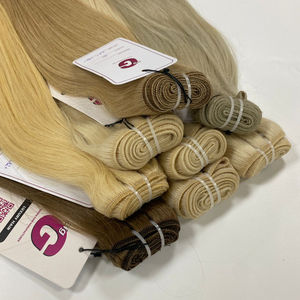 Paquetes de cabello humano vietnamita de lujo súper doble Tejido de un donante Cabello de color liso Marrón claro Encaje HD Wave Envío de DHL - Product Image 1
