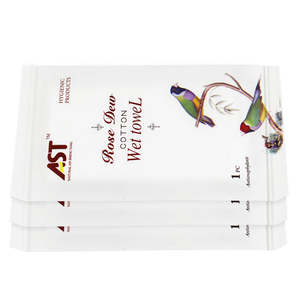 OEM/ODM Lingettes humides Rose Dewi à base de coton pour le soin de la peau avec parfum de camomille - Product Image 1
