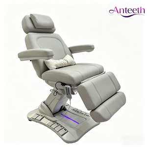 Camilla Facial Eléctrica con Respaldo Ajustable de 4 Motores para Tratamientos Estéticos, Masajes y Extensiones de Pestañas - Product Image 3