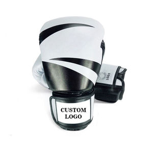 Guantes de boxeo de cuero genuino de la mejor calidad Diseño personalizado al por mayor Su logotipo Guantes DE BOXEO - Product Image 1