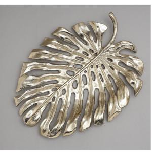 Bandeja de hoja de oro moderna, vajilla de Ramadán para boda, bandeja de comida decorativa, Bandejas para servir - Product Image 3