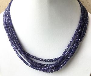 ลูกปัดแทนซาไนต์ธรรมชาติทรงเหลี่ยม สำหรับทำเครื่องประดับอัญมณีชั้นดี - Product Image 4