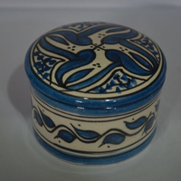 Boîte marocaine, boîte design faite à la main en différentes couleurs petits bols à Dessert assiette à gâteau en céramique bonbons créatifs en céramique avec couvercle