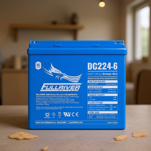Batterie AGM scellée à décharge profonde Fullriver 6V 224Ah, groupe GC2 DC224-6 pour voiturettes de golf - Product Image 3
