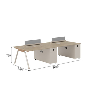 High End Modular Multi Seat Call Center <b>Workstation</b> With Privacy Screen Contemporary Metal Home Office <b>Desk</b> Supplier - Product Image 3