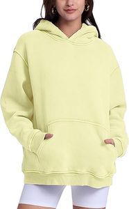 เสื้อฮู้ดดี้ทรงหลวมแบบ unisex สำหรับผู้ชาย สไตล์ลำลอง แบบเรียบๆ ไม่มีลาย สั่งทำได้ เสื้อฮู้ดดี้ผู้ชายแฟชั่นทรงโอเวอร์ไซส์ เสื้อฮู้ดดี้ผู้ชายแบบพื้นฐาน - Product Image 5