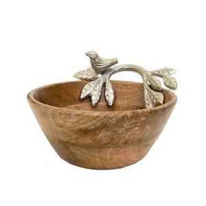 Tazón de Madera al por Mayor con Asa, Nuevo Diseño, Vajilla, Tazón de Madera para Servir Masa, para Uso en el Hogar, Hoteles y Restaurantes - Product Image 6