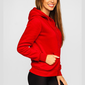 Sudadera con Capucha Corta de Forro Polar con Cremallera Abierta y Manga Larga para Mujer, Estilo Casual, Otoño-Invierno 2026 - Product Image 3