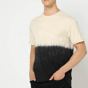 T-shirt décontracté à manches courtes pour homme en coton et fibre de bambou de haute qualité, écologique, avec logo personnalisé, professionnel - Product Image 1