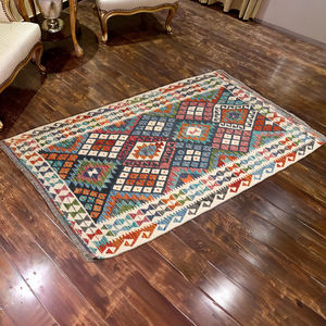 Offre Spéciale 100% Kilims afghans faits à la main tapis culturels de couleur unie dans toutes les tailles pour la maison et la prière à la main par les Afghans - Product Image 1
